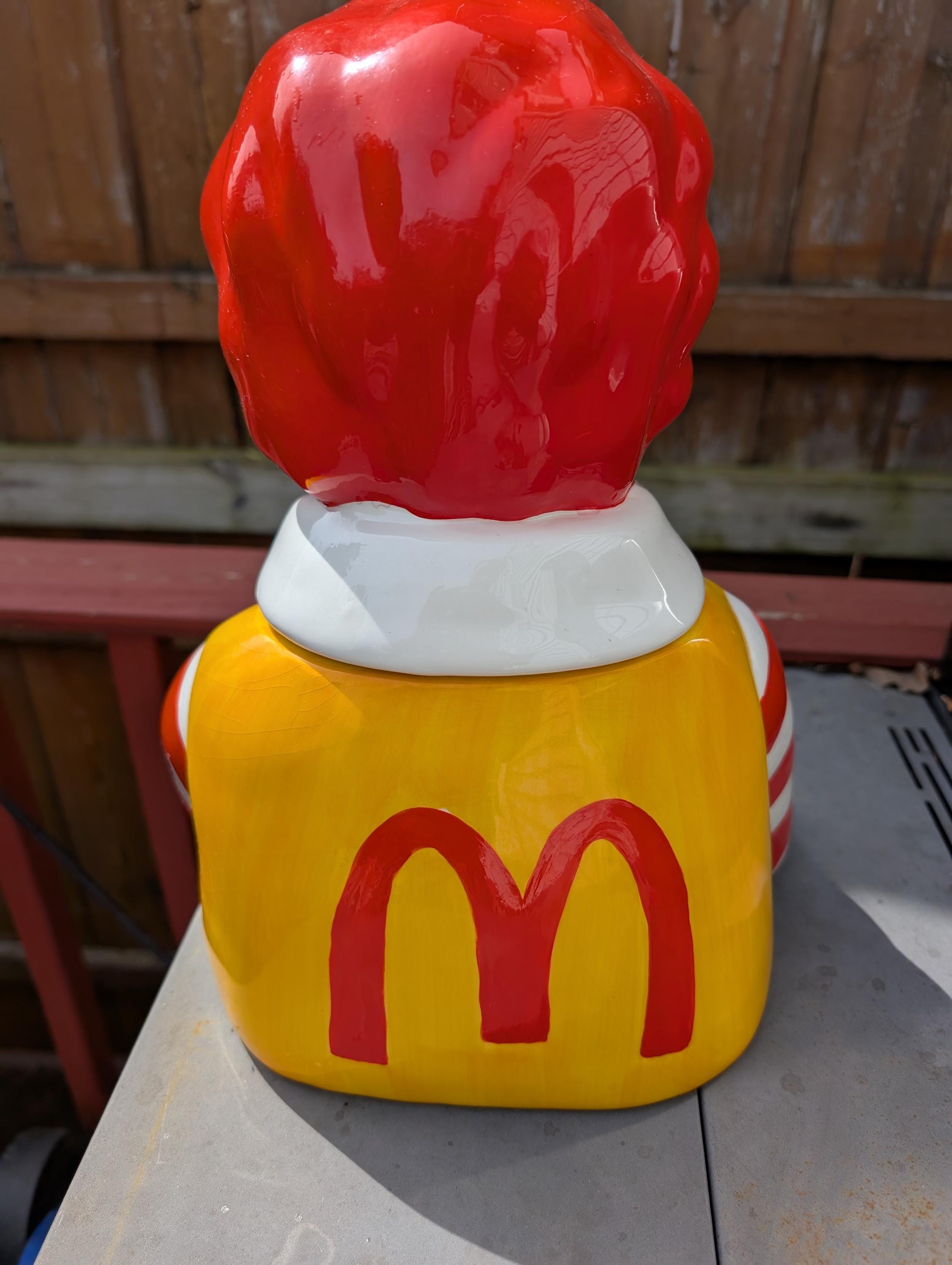 Vintage 1997 Treasure Craft Mcdonald's Ronald Mcdonald