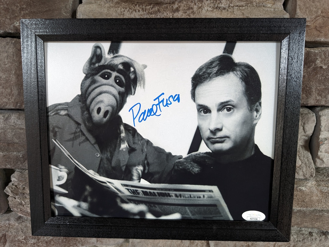 Autographed Paul Fusco Puppeteer and Voice of ALF, 8x10 Inch