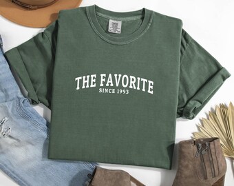 La camiseta favorita, camiseta personalizada para la hija favorita, camiseta favorita de mamá, camiseta favorita del niño, regalo personalizado para hijas