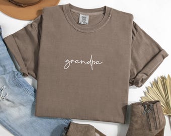 Comfort Colors Grandpa Shirt, Best Grandpa Shirt, Cool Grandpas Club Shirt, Father's Day Shirt, Gramps Shirt, Gift from Grandkids