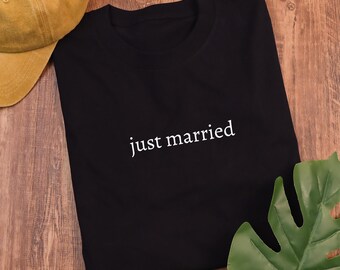 Shirt net getrouwd, shirt huwelijksreis, shirt bruidsfeest, shirt matchende paren, shirt pasgetrouwd, huwelijkscadeau, verlovingscadeaus