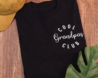 Cool Grandpas Club Shirt, Father's Day Shirt, Best Grandpa Shirt, Cool Grandpa Shirt, Grandpa Gift, Gift from Grandkids