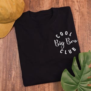 Cool Big Bro Club Shirt, Big Brother Shirt, Baby Announcement Gift For Kid, Birth Announcement, Promoted To Big Brother, New Brother Gift