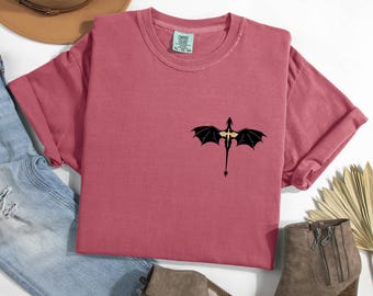 Fantasy Book Dragon Gildan Shirt, The Empyrean Book Shirt, Book Club Book Lover Gift, Book Shirt, Fantasy Dragon Book Lover Shirt