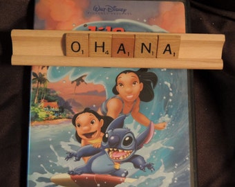 OHANA scrabble letters sign Recycled