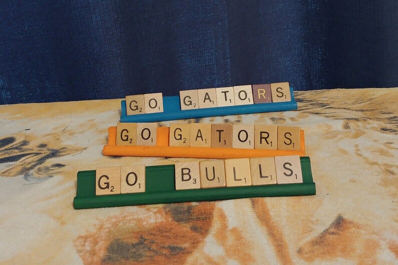 Florida Gators Scrabble Letter Sign USF Bulls image 3