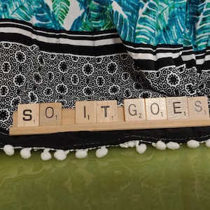 So It Goes Scrabble Tile Holder image 1