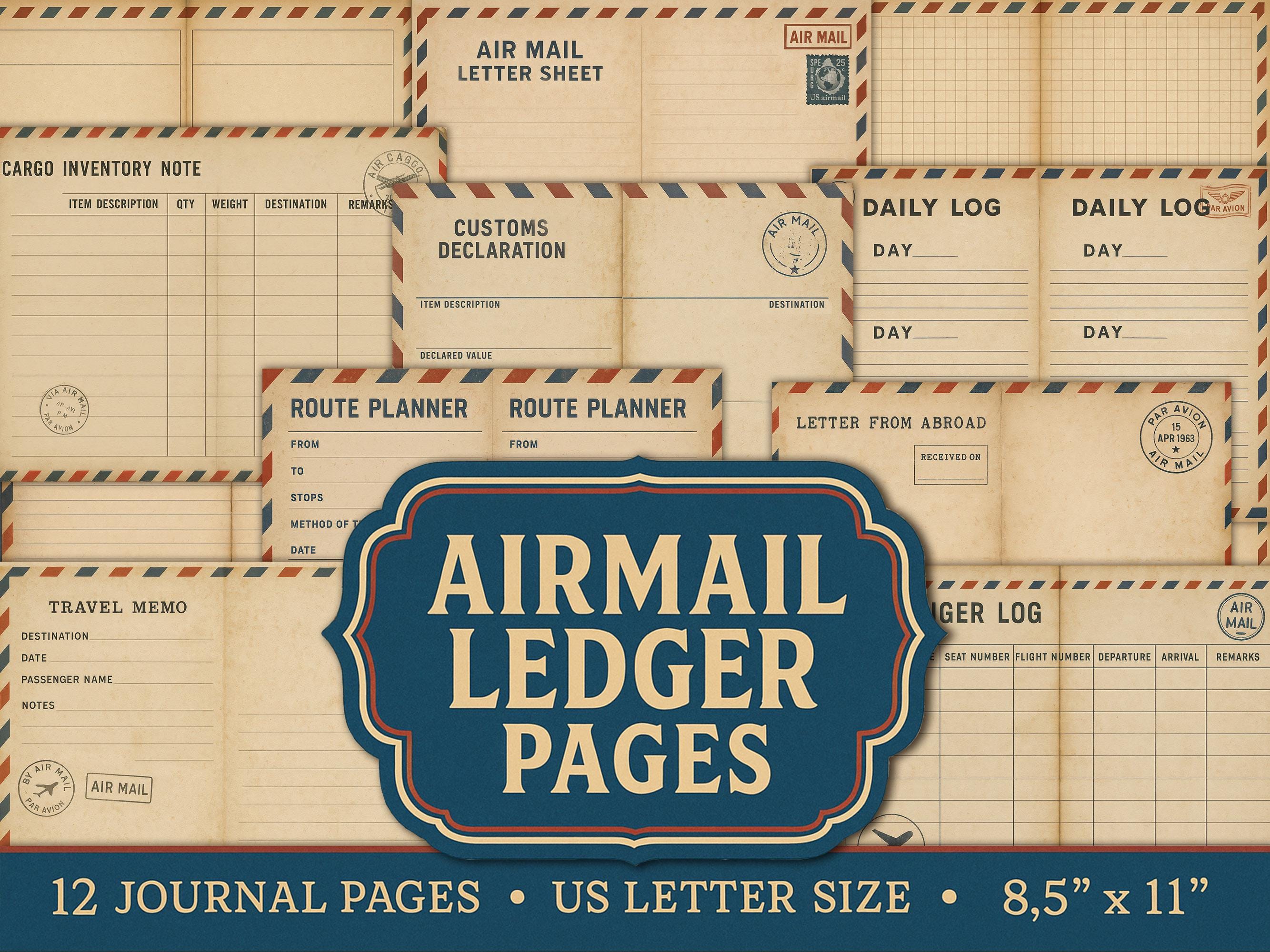 Airmail letter paper - Etsy 日本