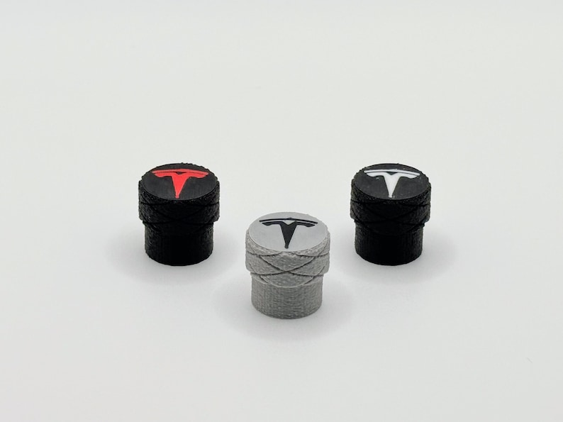 Valve Stem Caps Tesla Custom Wheel Accessories Gift Idea for Husband