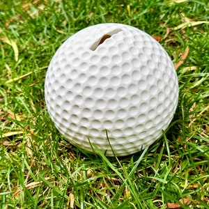 Golf Ball Piggy Bank  – Coin Bank  Perfect for Father’s Day, Birthday, or Gift for Golf Lovers.