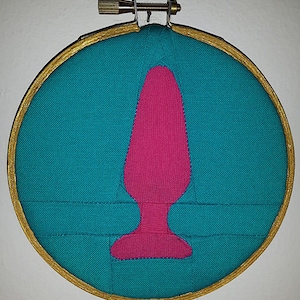 Butt Plug Paper Piecing Pattern