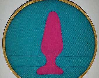 Butt Plug Paper Piecing Pattern