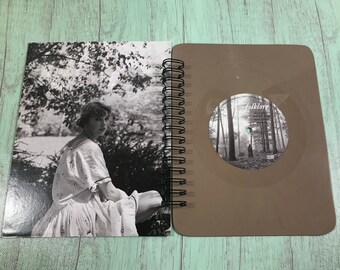 Upcycled Vinyl Record Journal: Musikliebhaber Notizbuch, Konzert Tagebuch