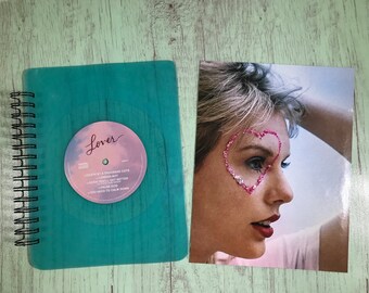 Upcycled Schallplatten-Journal: Musik-Liebhaber-Notizbuch