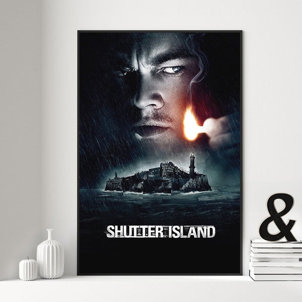 Shutter Island (2010) Movie Poster,Wall Decor Printings,Modern Wall Decor Poster,Canvas Poster,Unframed Poster