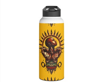 Bantu Resilience Stainless Steel Water Bottle, Standard Lid