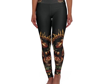 Leggings de yoga taille haute bantous résilients