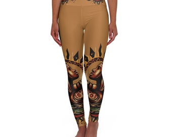 Veerkrachtige Bantu yoga-legging met hoge taille