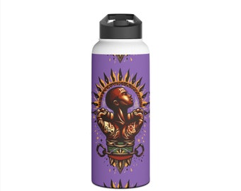 Bantu Resilience Stainless Steel Water Bottle, Standard Lid