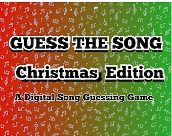 GUESS THE SONG | Digital Song-Guessing Game | 50 Clips | Play Online Or In Person | Music Trivia | Built On PowerPoint