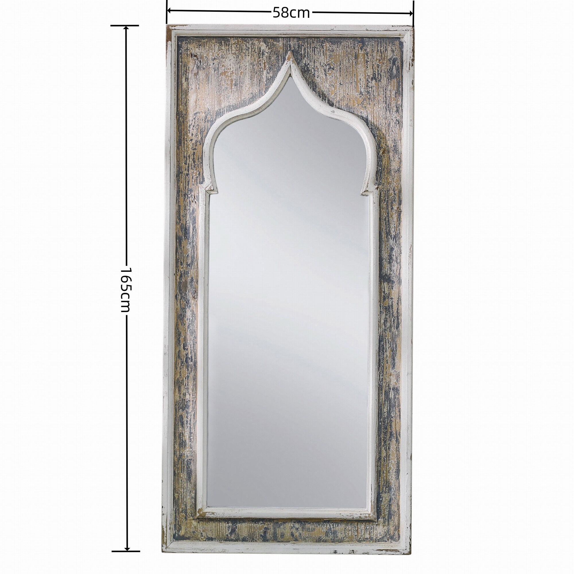 Vintage full body wall mirror wall decor retro style home decor long