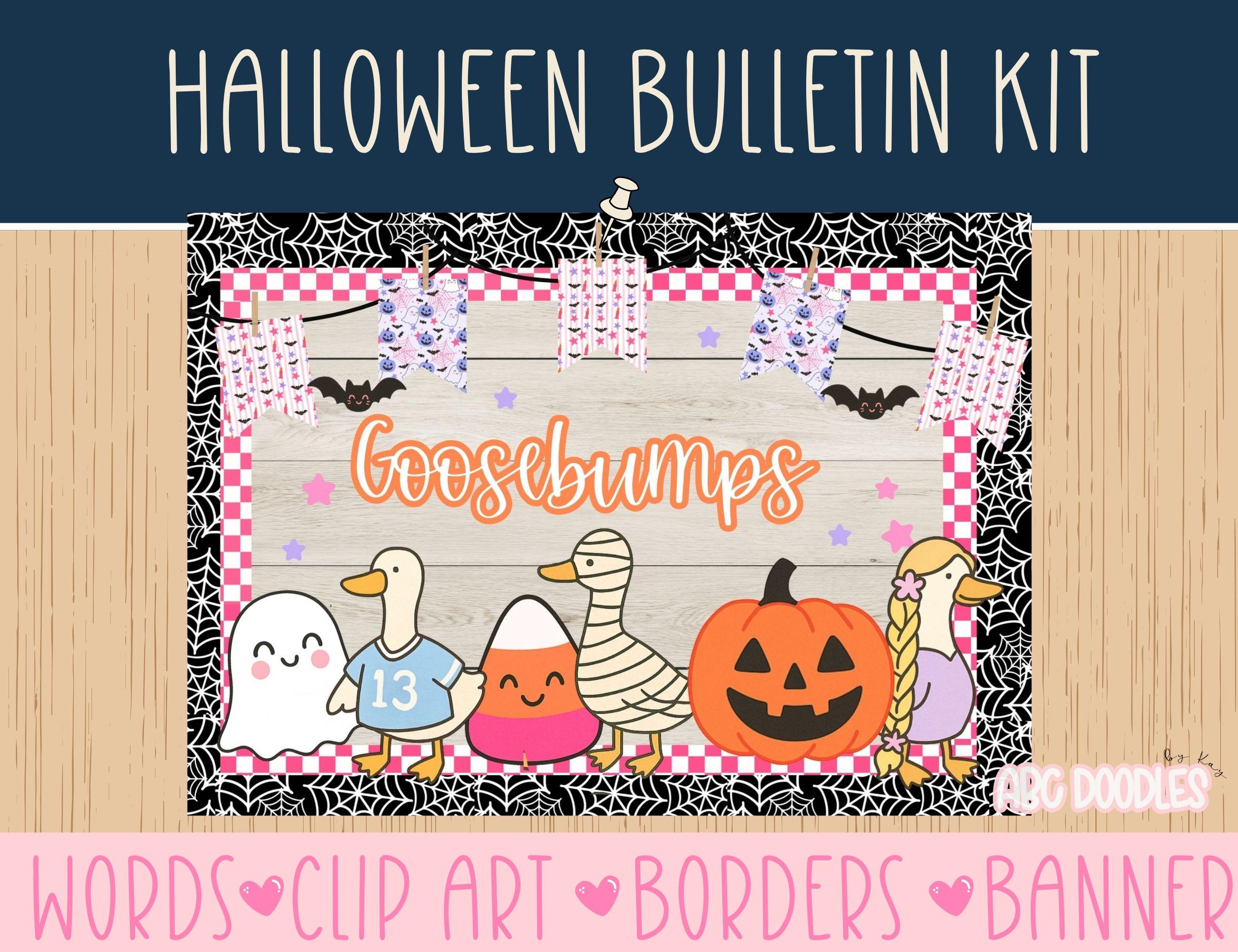 Halloween Silly Goose Bulletin Board | Fall Fun Classroom Decor ...