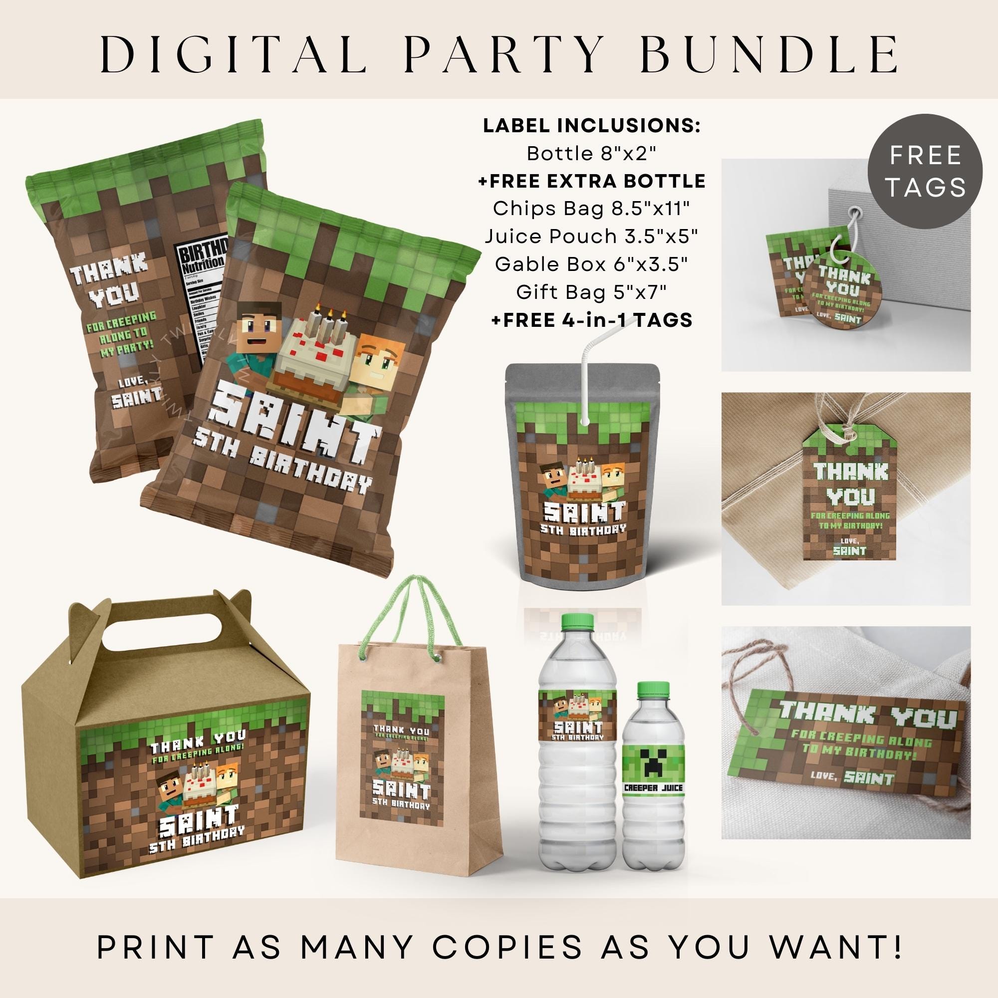 Personalized Favor Labels + Free Tags