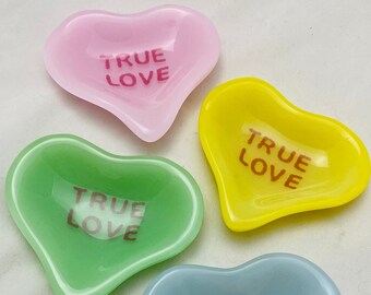 True Love Candy Heart Ring Dish