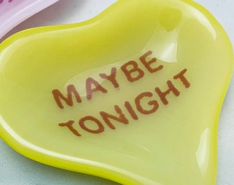 Maybe Tonight Candy Heart Ring Dish