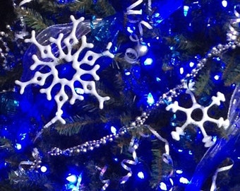 How to Make Fused Glass Snowflakes with Pattern and Directions - Part One