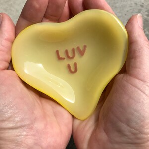 Luv U Candy Heart Ring Dish image 2