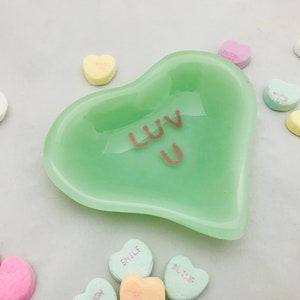 Luv U Candy Heart Ring Dish image 3