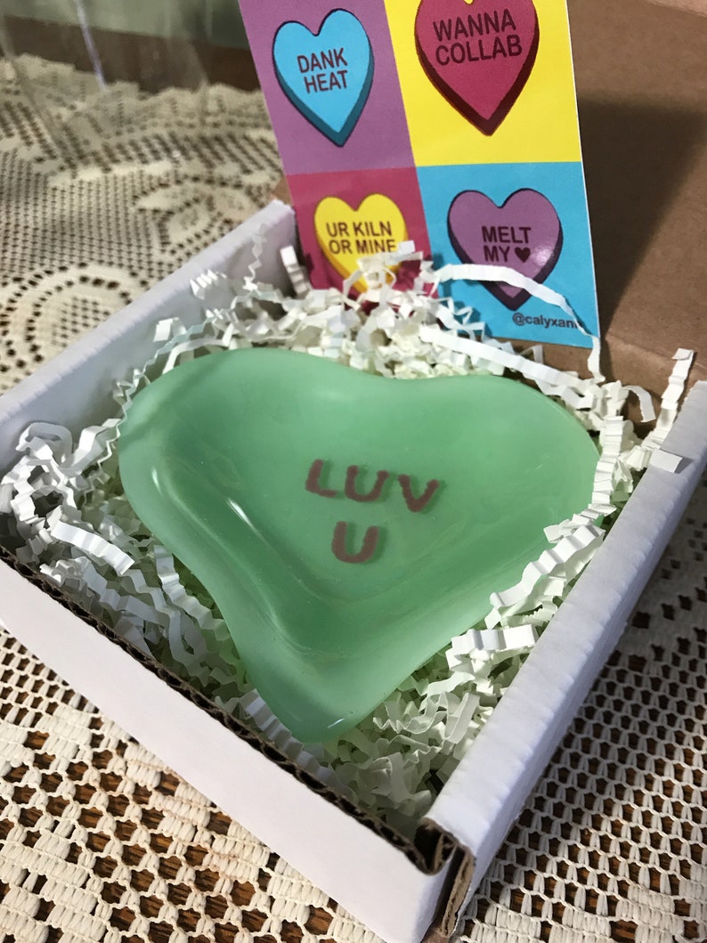 Luv U Candy Heart Ring Dish image 4