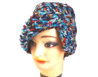 Warm Mobius Crochet Winter Hat Pattern for Women - Fashionable Clairisse Cloche with Unique Twisted Mobius Strip Design