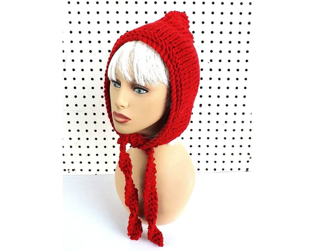 Pixie Hood Knitting Pattern Pointy Hat Mermaid of Atlantis Etsy Singapore