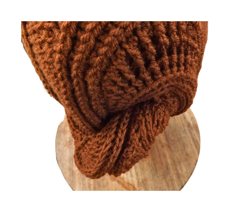 DIY Mobius Winter Beanie Crochet Hat Pattern Intermediate Level Stay Cozy & Warm image 7