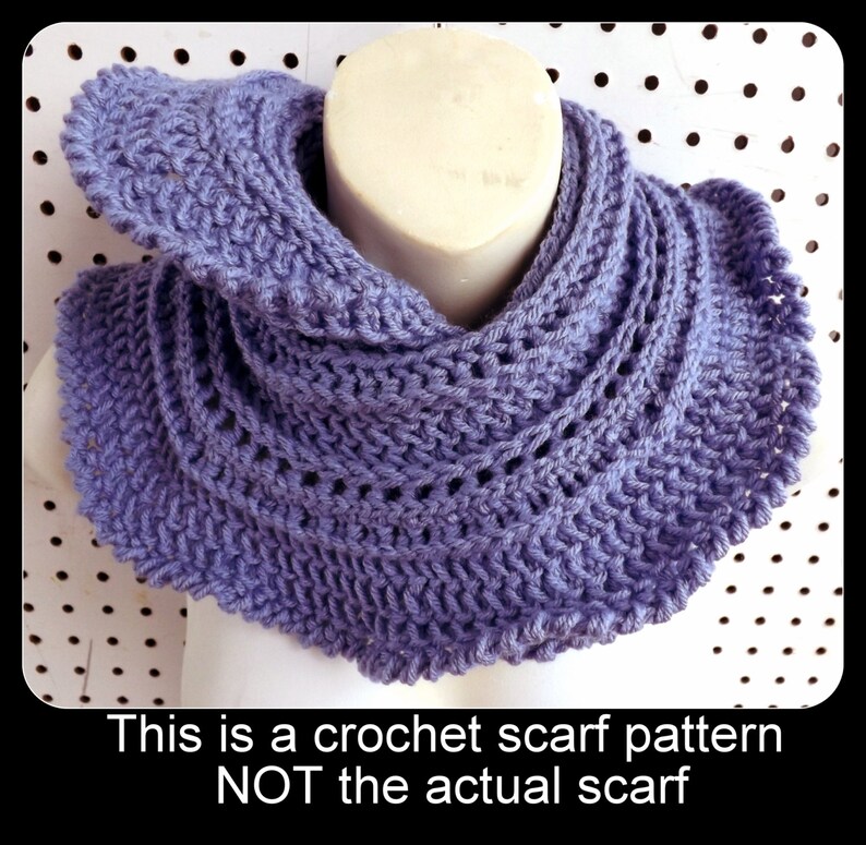 Mobius Strip Crochet Infinity Scarf Pattern Free Download Etsy