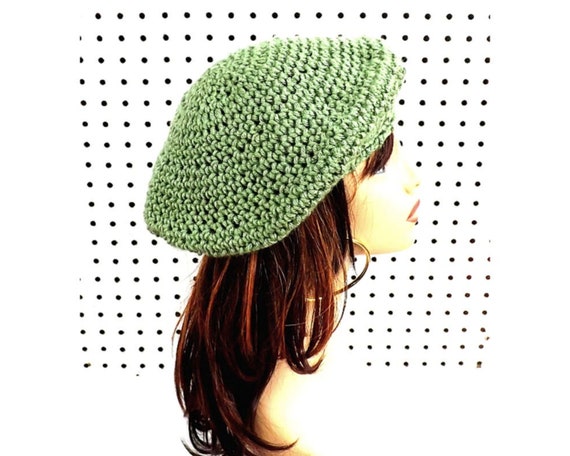 Women Crochet Beret Hat Patterns 
