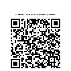 Image showcasing a QR code to scan for mobile access, providing a digital link to further resources or content related to crochet patterns