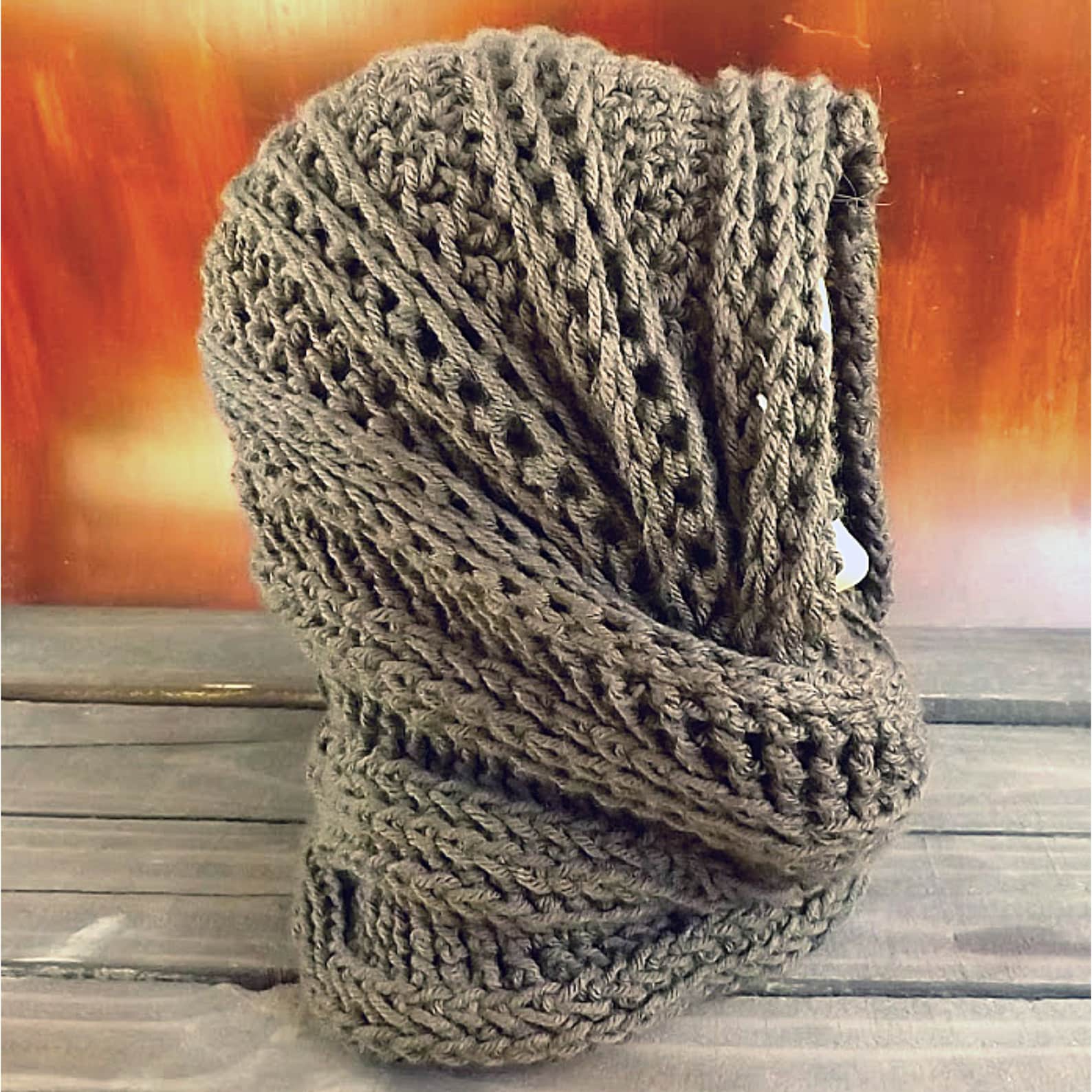 Hooded Infinity Scarf Crochet Pattern Joan Hooded Scarf Ear Etsy