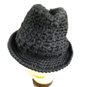 Crochet Fedora Hat for Women for Women Men Unisex - Elegant Wide Brim Pattern, Handmade Andy Hat - Fashionable Crochet Accessories