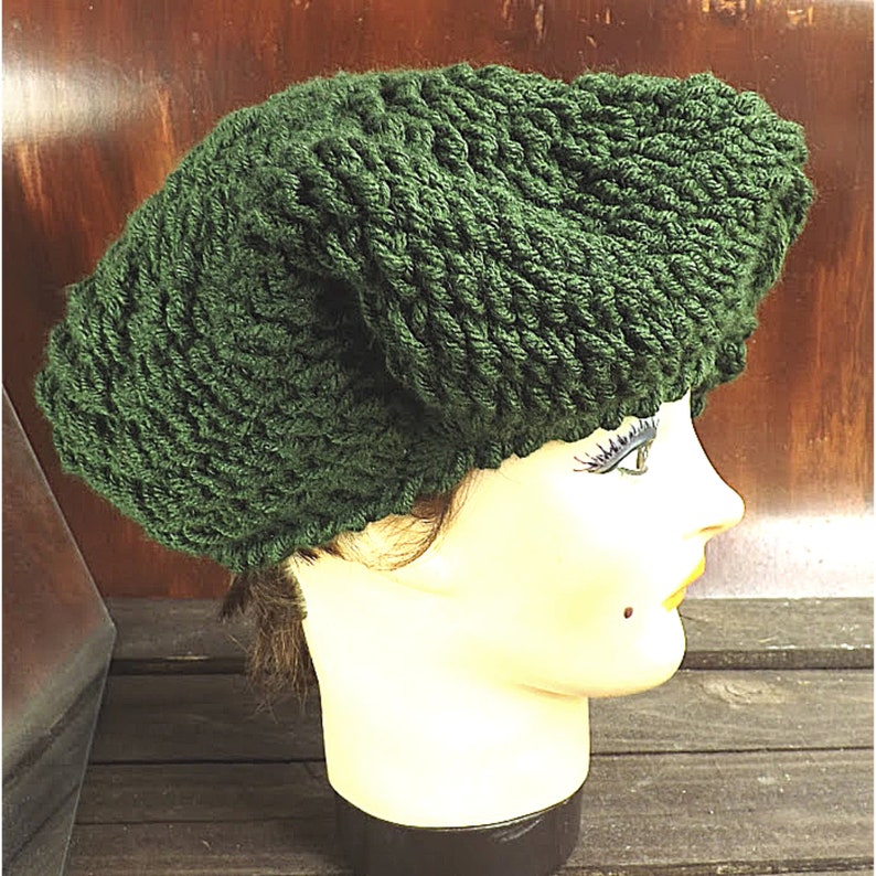 Crochet Your Style: Square Beret with Delicate Flower Pattern The Lynette Hat image 7