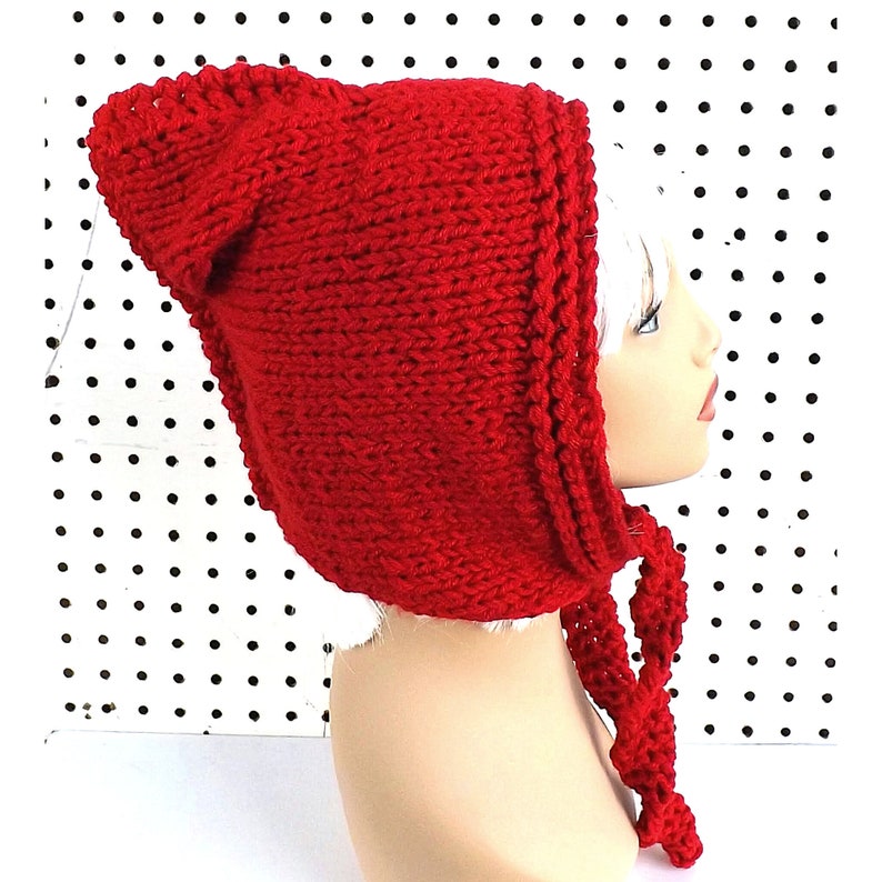 Pointy Knit Hat Knit Elf Hat Pattern Pixie Knitting Etsy
