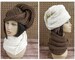 Crochet Patterns for Women, Deitra Crochet Pattern, Doubles as a Hat and Scarf Ear Warmers Pattern, Crochet in the Mobius Twist 