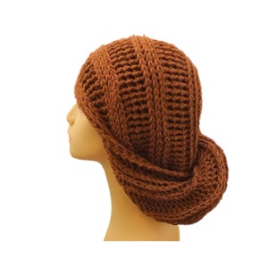 DIY Mobius Winter Beanie Crochet Hat Pattern Intermediate Level Stay Cozy & Warm image 2