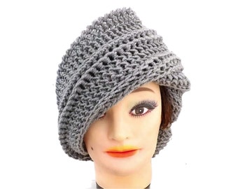 Crochet Mobius Cloche Hat Pattern - Unique Judy Slouchy & Stylish Design for Women, Cancer Patients, PDF Tutorial with Instructions