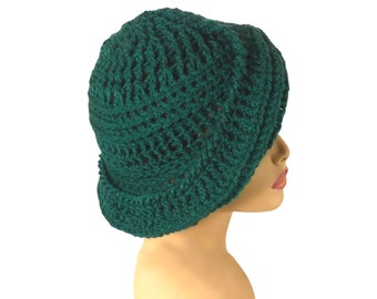 Handcrafted Palm Leaf Beret Hat Crochet Pattern for Women - Mobius Inspired Intermediate/Advanced Skill Level - Digital PDF