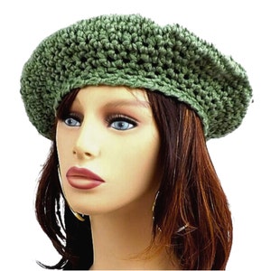 French Artist Beret Crochet Pattern for Chic Style and Elegance Instant Download image 7