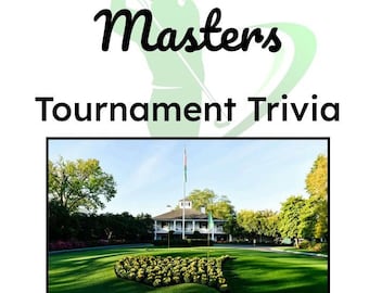 Inofficiell MASTERS Golfturneringshistoria TRIVIA