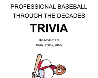 Pro Baseball Trivia - Modern Era Pack: 1990-2010-talet